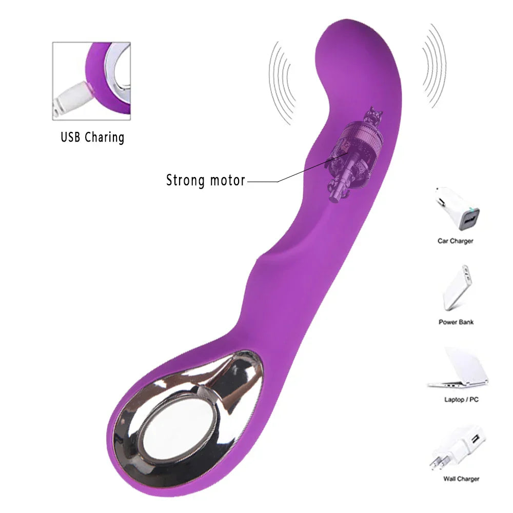 Adult Vibrator Clitoris Nipple G-spot For Female Tease Dildo Stimulator Massager Vagina Masturbator Sex Toys for Women Couples - buysextoyth