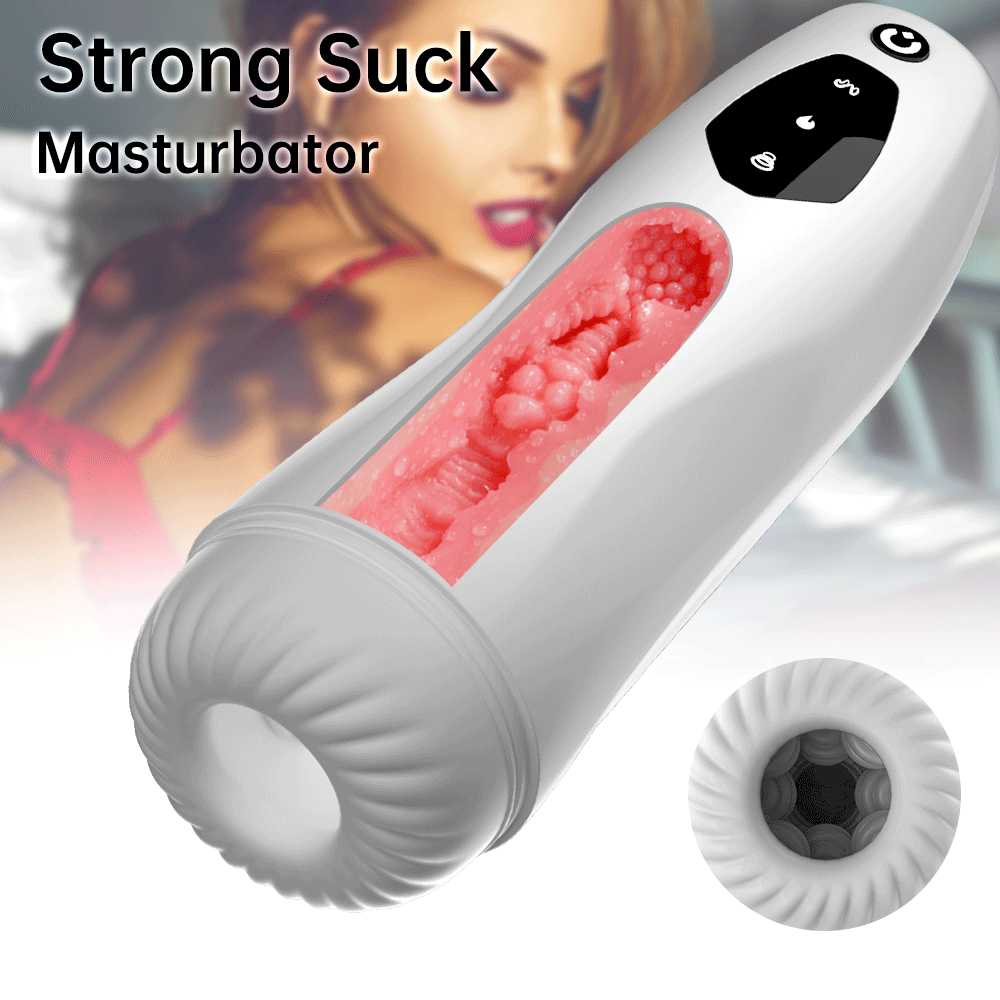 Aeclove อัตโนมัติการสั่นสะเทือนสำหรับชาย Masturbation ดูดขยายพ็อกเก็ตหีเหมือนจริงช่องคลอด Warm Masturbators ของเล่น - buysextoyth
