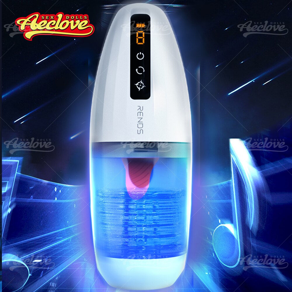 Aeclove อัตโนมัติ Vibrators สำหรับชาย Masturbation พ็อกเก็ตหีเพศของเล่นสำหรับชายเกย์ที่มีประสิทธิภาพญี่ปุ่นดูดลิ้น Masturbator - buysextoyth