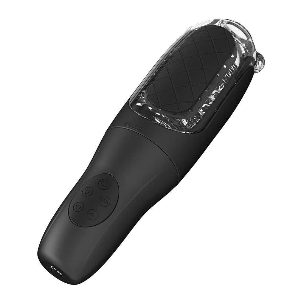 Aeclove อัตโนมัติ Vibrators สำหรับชายที่มีประสิทธิภาพหนีบและดูดพ็อกเก็ตหีชาย Masturbators ของเล่นช่องคลอดที่สมจริงนุ่ม - buysextoyth