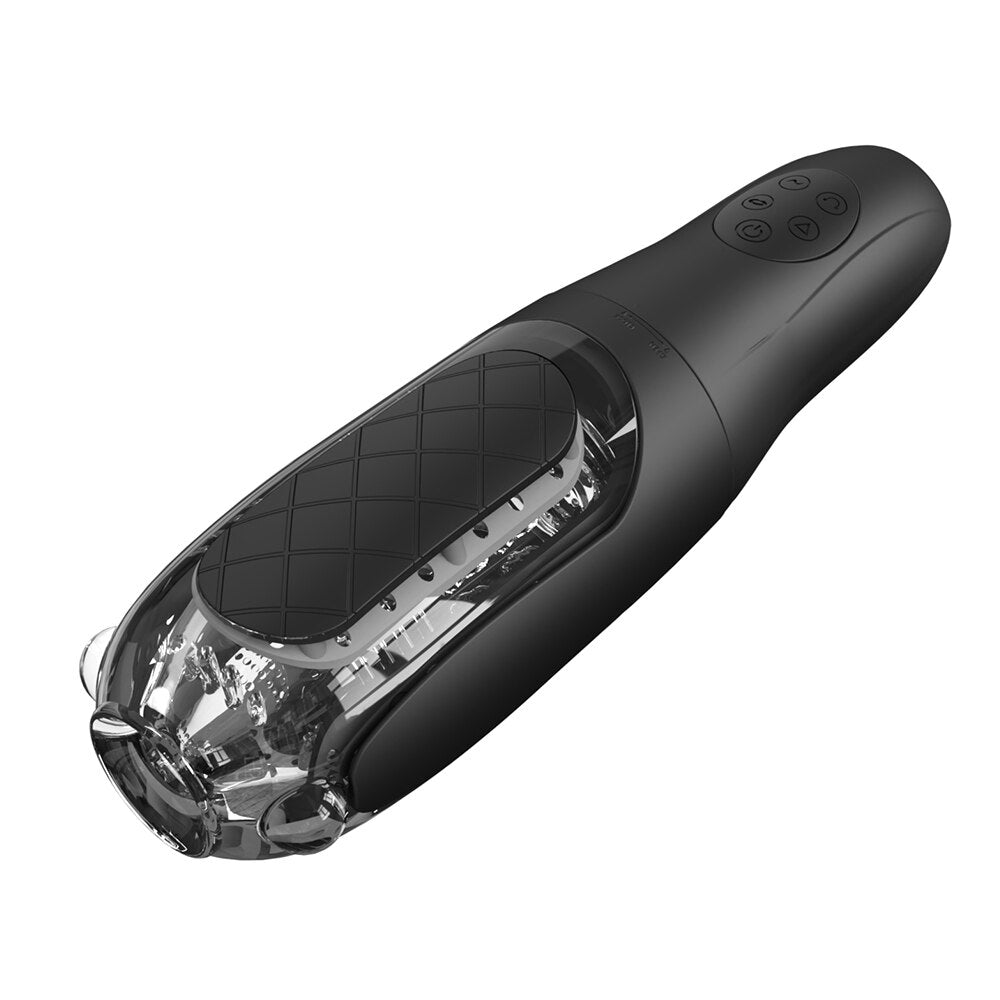 Aeclove อัตโนมัติ Vibrators สำหรับชายที่มีประสิทธิภาพหนีบและดูดพ็อกเก็ตหีชาย Masturbators ของเล่นช่องคลอดที่สมจริงนุ่ม - buysextoyth