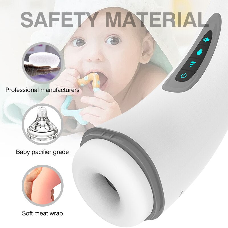 Air ดูดความร้อนชาย Masturbator อัตโนมัติสูญญากาศเซ็กซ์ทอยเร้าอารมณ์ Oral อมควยถ้วย Masturbation หีอุปกรณ์ช่วยตัวเองสำหรับผู้หญิงสำหรับ Man - buysextoyth