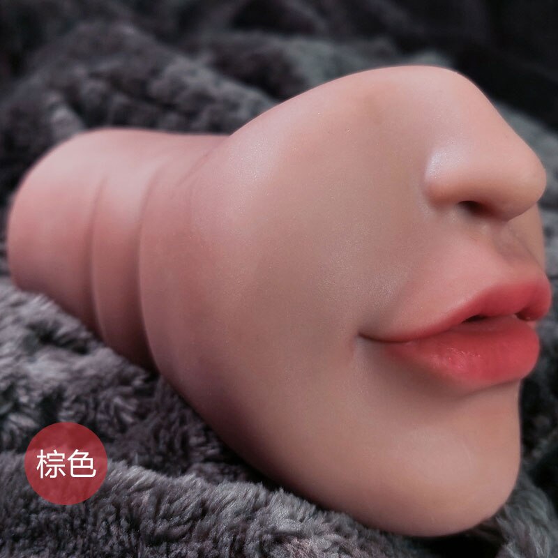 คอลึกชาย Alat Mastrubasi นุ่มสมจริงซิลิโคนเซ็กซี่ชายประดิษฐ์ช่องคลอด Anal เร้าอารมณ์อมควยผลิตภัณฑ์สำหรับผู้ใหญ่ - buysextoyth