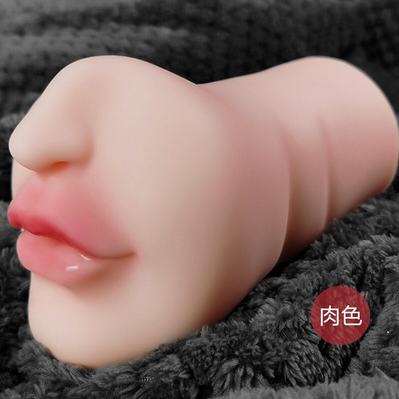 คอลึกชาย Alat Mastrubasi นุ่มสมจริงซิลิโคนเซ็กซี่ชายประดิษฐ์ช่องคลอด Anal เร้าอารมณ์อมควยผลิตภัณฑ์สำหรับผู้ใหญ่ - buysextoyth