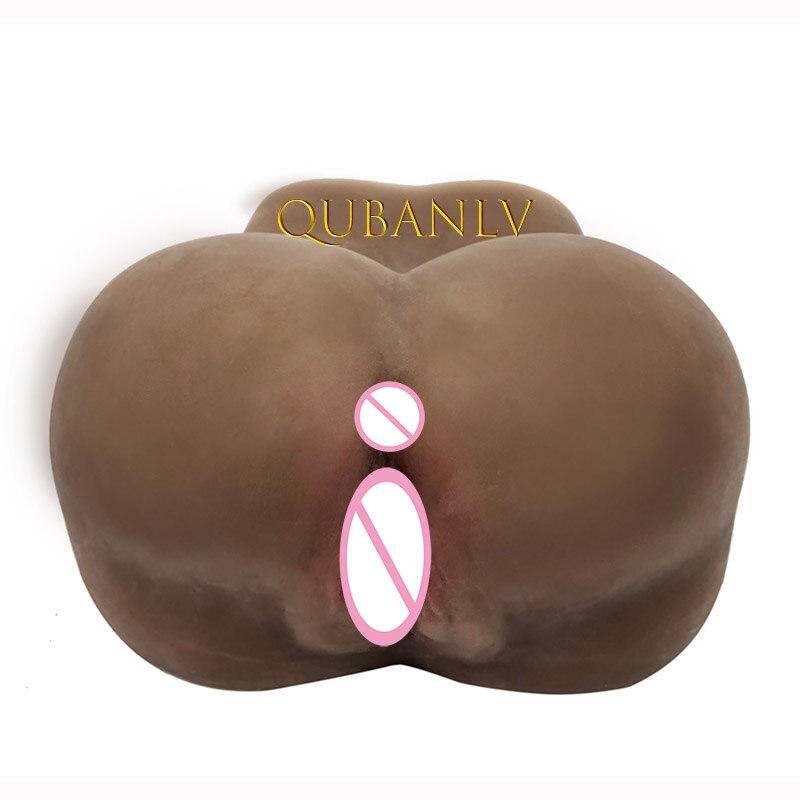 สีดำผู้ใหญ่ตุ๊กตายางหนังซิลิโคน Masturbation Tools ชายใหญ่ตูดช่องคลอดประดิษฐ์ Cat หน้าอกเซ็กซ์ทอย Suppliesxxx - buysextoyth