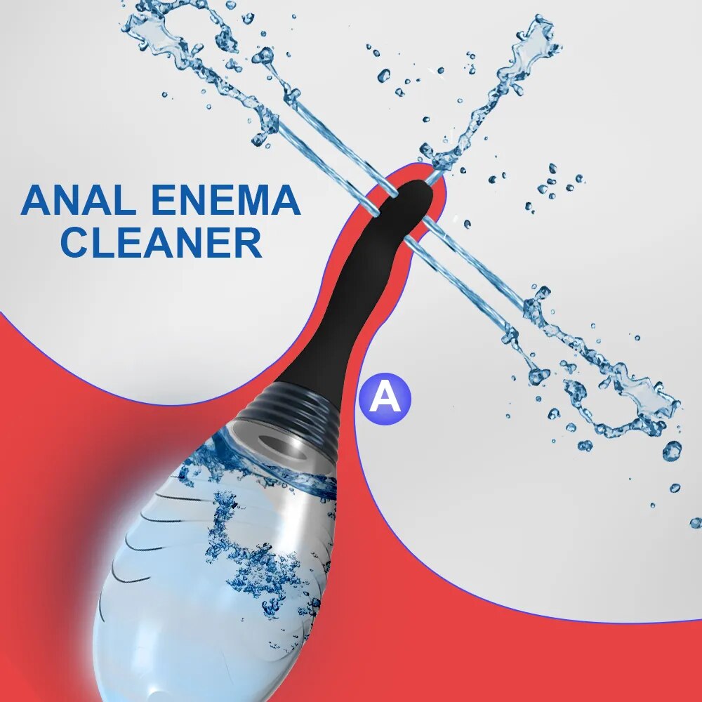 Anal Butt Plug Cleaner Health Enema Rectal Shower Vagina Enemator Intimate Goods Anus Sex Toy Tool for Women Men Adult Rinser - buysextoyth