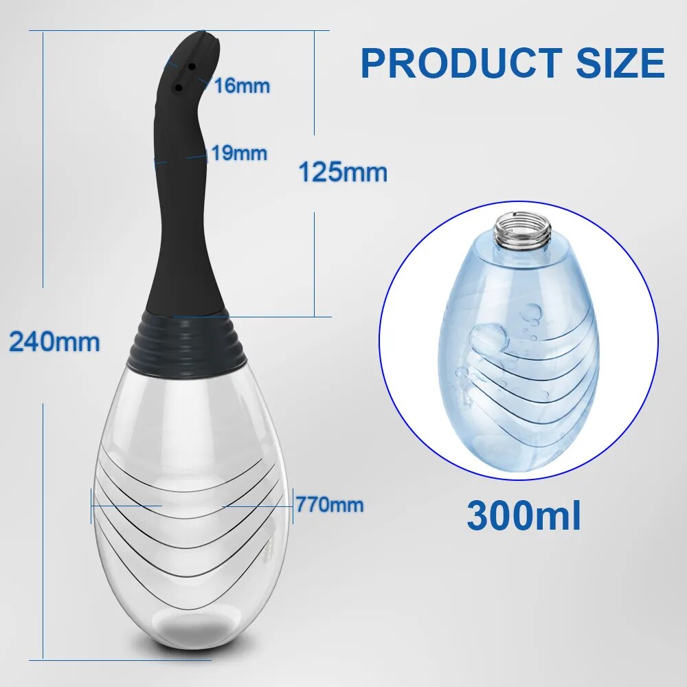 Anal Butt Plug Cleaner Health Enema Rectal Shower Vagina Enemator Intimate Goods Anus Sex Toy Tool for Women Men Adult Rinser - buysextoyth