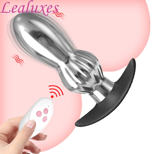 Anal Butt Plug Prostate Massager รีโมทคอนโทรลไร้สายสวมใส่ Vibrating Anal Plug เซ็กซ์ทอยสำหรับผู้หญิงผู้ชายเกย์ - buysextoyth