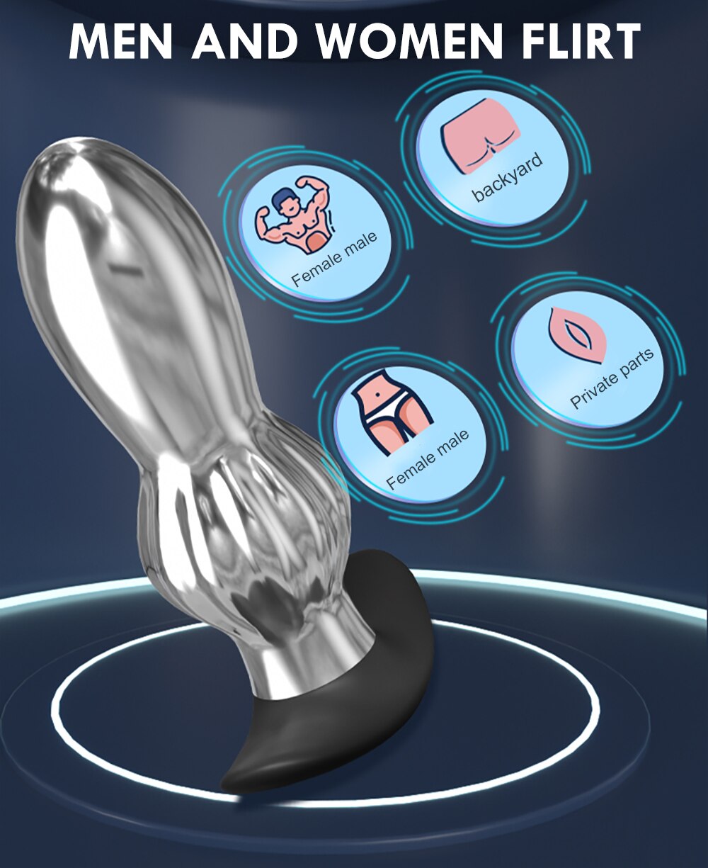 Anal Butt Plug Prostate Massager รีโมทคอนโทรลไร้สายสวมใส่ Vibrating Anal Plug เซ็กซ์ทอยสำหรับผู้หญิงผู้ชายเกย์ - buysextoyth