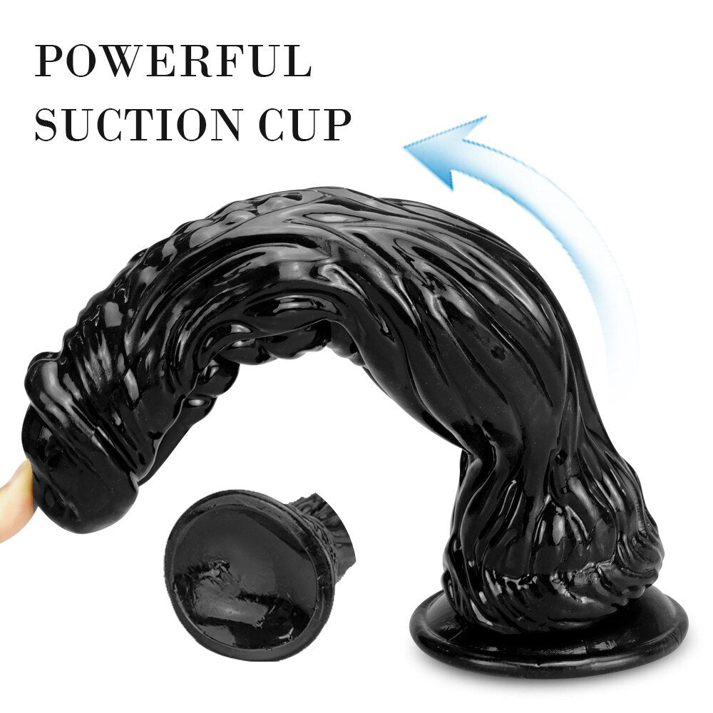 ม้า Anal Dildos ประดิษฐ์อวัยวะเพศชาย Cock กับถ้วยดูด G-Spot Dildofor ผู้หญิง Anal ของเล่น Sextoy Femme ผู้ใหญ่เซ็กซ์ทอยสำหรับสตรี - buysextoyth