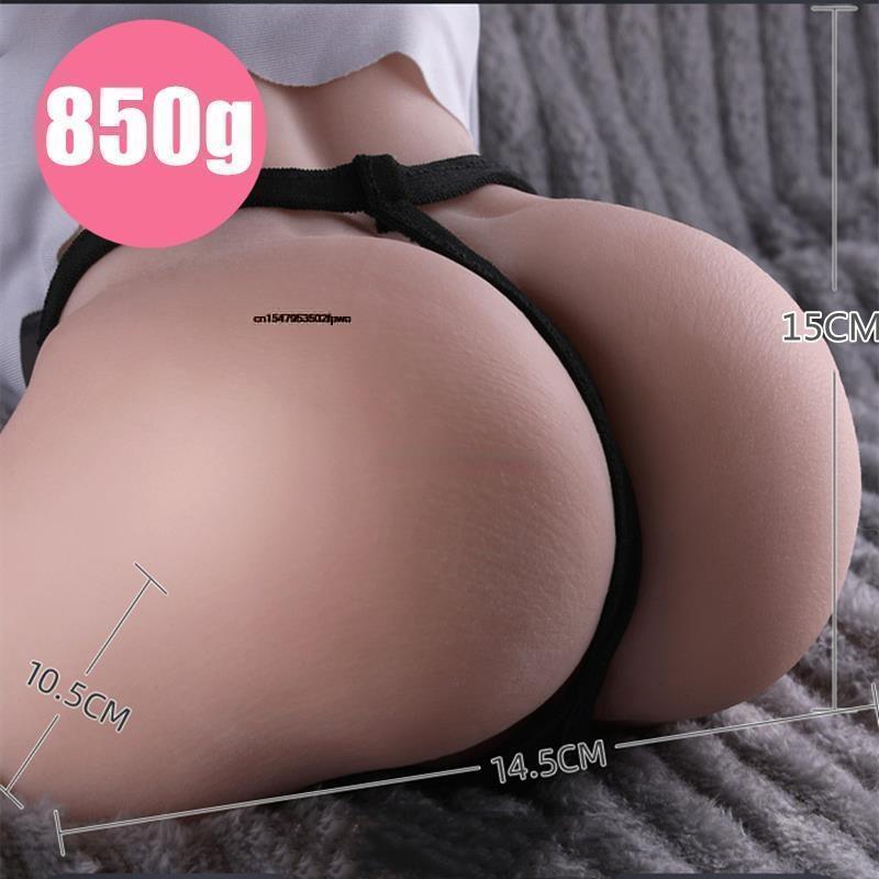 ที่สมจริงช่องคลอด Anal หีตูดชาย Masturbator Stroker เพศตุ๊กตาอวบ Butt 2หลุมของเล่นสำหรับชายผู้ใหญ่ - buysextoyth