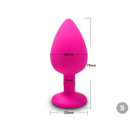 Anal Plug Butt Sex Toys for Women Men Soft Silicone Prostate Massager Mini Erotic Bullet Vibrator Anal Toys for Adults 18 - buysextoyth