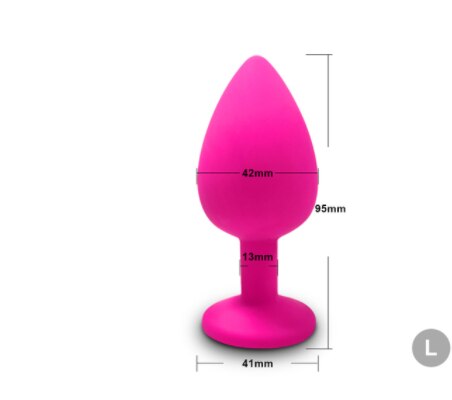 Anal Plug Butt Sex Toys for Women Men Soft Silicone Prostate Massager Mini Erotic Bullet Vibrator Anal Toys for Adults 18 - buysextoyth