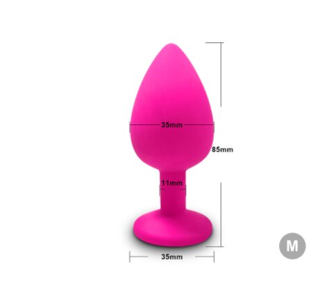 Anal Plug Butt Sex Toys for Women Men Soft Silicone Prostate Massager Mini Erotic Bullet Vibrator Anal Toys for Adults 18 - buysextoyth