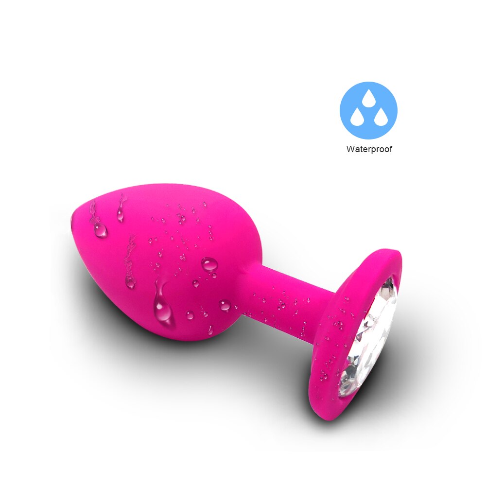 Anal Plug Butt Sex Toys for Women Men Soft Silicone Prostate Massager Mini Erotic Bullet Vibrator Anal Toys for Adults 18 - buysextoyth