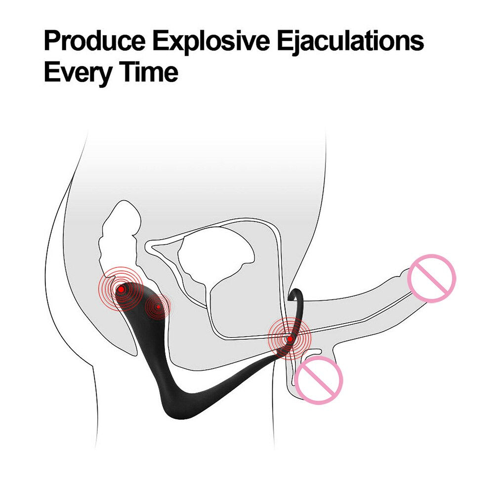 Anal Plug ชายต่อมลูกหมากนวด Cock แหวน Anal ปลั๊ก Dildo G-Spot Butt Plug ผู้ใหญ่ของเล่น Anal ของเล่นสำหรับผู้หญิง Man เกย์ Sex Shop - buysextoyth