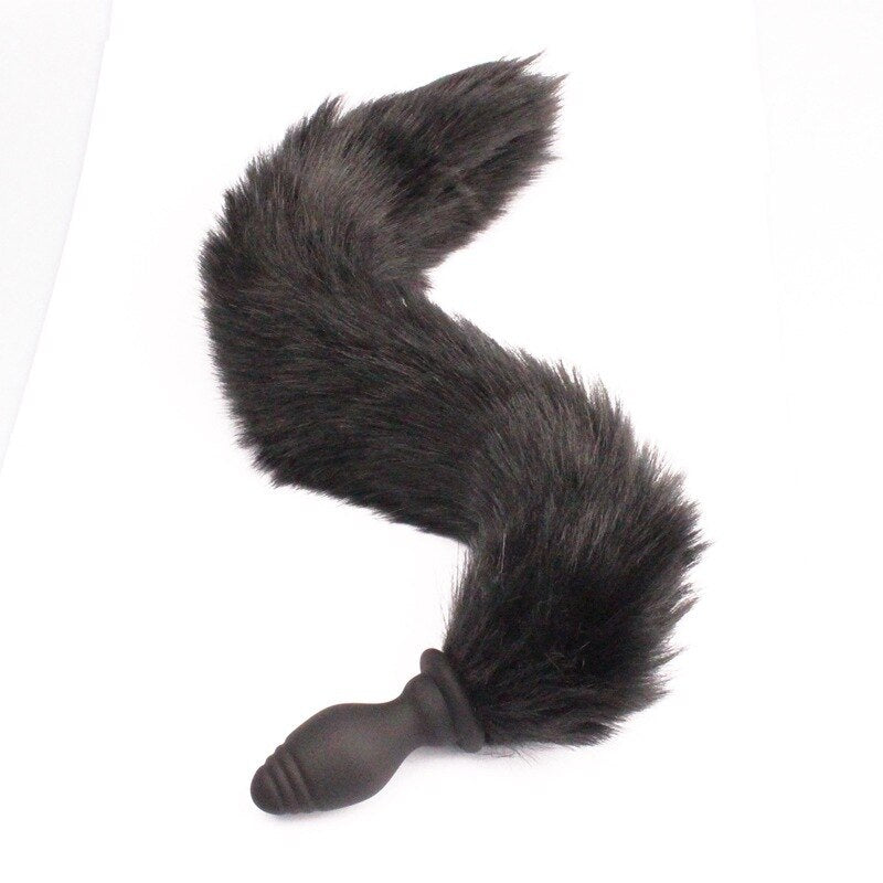 Anal Plug Fox Tail for Adults Cosplay Remote Control Butt Plug Sex Toys Erotic Games for Couples - buysextoyth