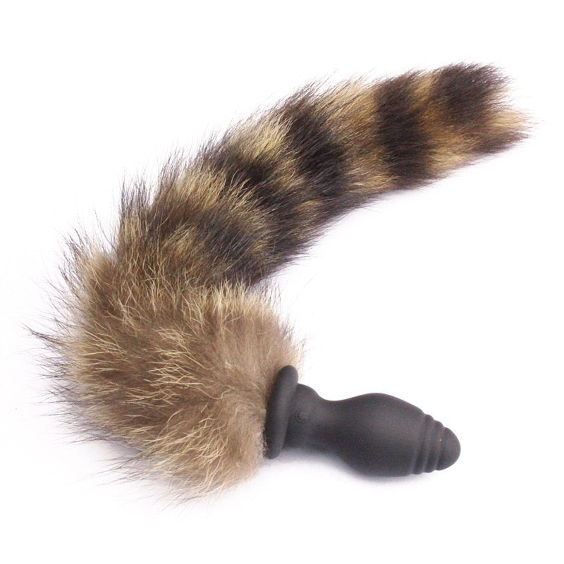 Anal Plug Fox Tail for Adults Cosplay Remote Control Butt Plug Sex Toys Erotic Games for Couples - buysextoyth