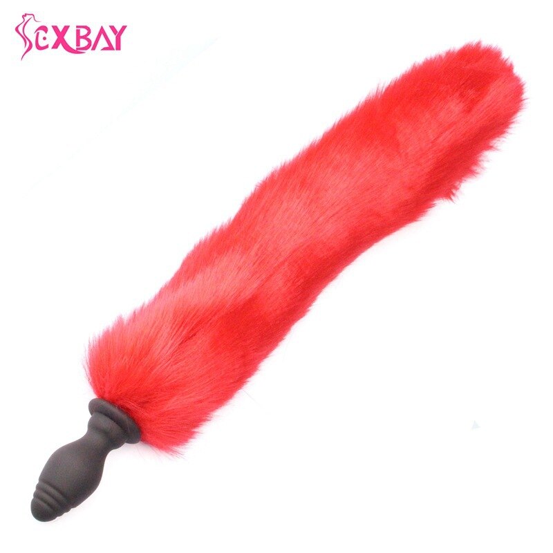 Anal Plug Fox Tail for Adults Cosplay Remote Control Butt Plug Sex Toys Erotic Games for Couples - buysextoyth