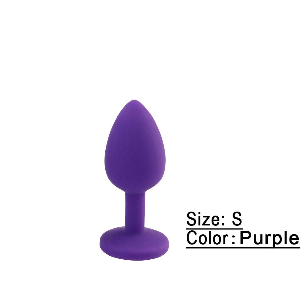 Anal Plug Sex Toys Silicone Butt Plug Dildo Vibrator Women/Men Anal Toys Intimate Goods Sex Toys for Women Gay Butt Plug - buysextoyth