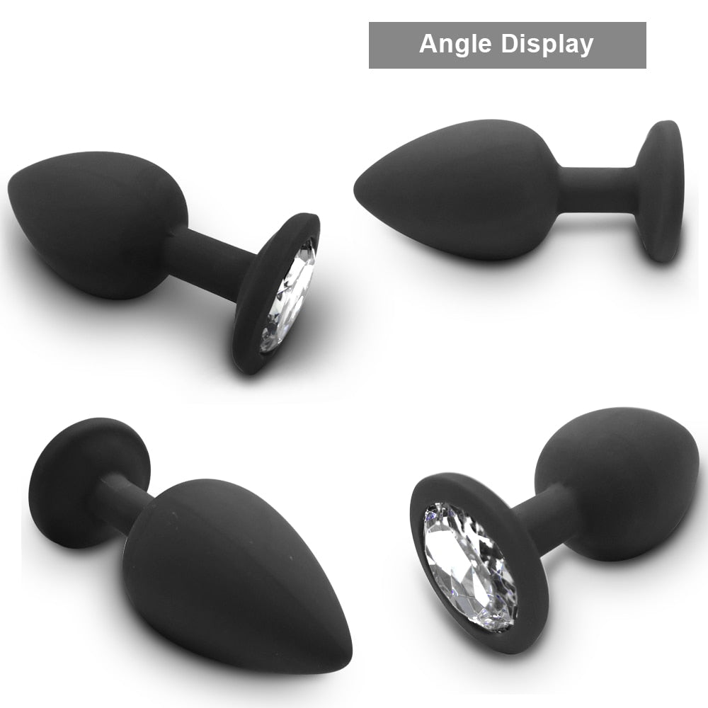 Anal Plug Sex Toys Silicone Butt Plug Dildo Vibrator Women/Men Anal Toys Intimate Goods Sex Toys for Women Gay Butt Plug - buysextoyth