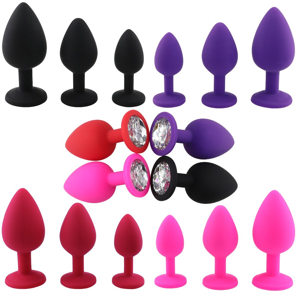 Anal Plug Sex Toys Silicone Butt Plug Dildo Vibrator Women/Men Anal Toys Intimate Goods Sex Toys for Women Gay Butt Plug - buysextoyth