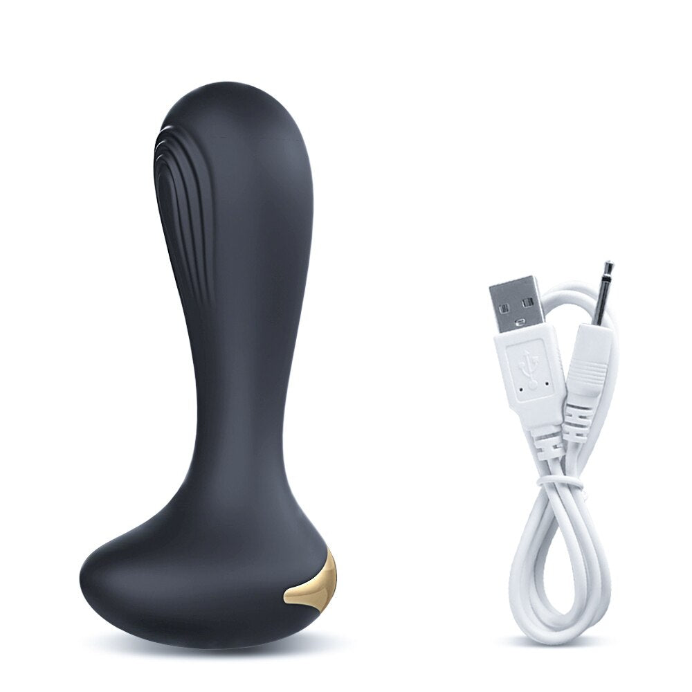Anal Plug Vibrator หญิงเร้าอารมณ์ Butt Plug สำหรับผู้หญิงชายหญิง Buttplug ซิลิโคนเซ็กซ์ทอยสำหรับ Man หรือเกย์ - buysextoyth