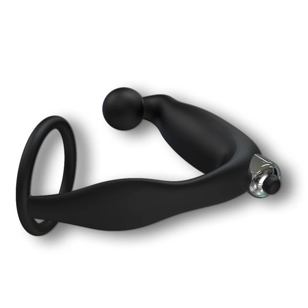 Anal Toy Prostate Male Vibrator Silicone Butt Plug Vibrator Sex Toys For Woman Anal Plug buttplug For Men Delay Ejaculation Ring - buysextoyth