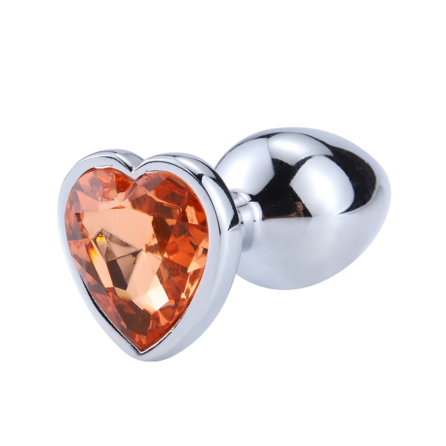 Anal Toys Heart-shaped Metal for Women Adult Sex Products Men Butt Plug Stainles Steel Anal Plugs Sex Vibrators Anal Dildo Toys - buysextoyth