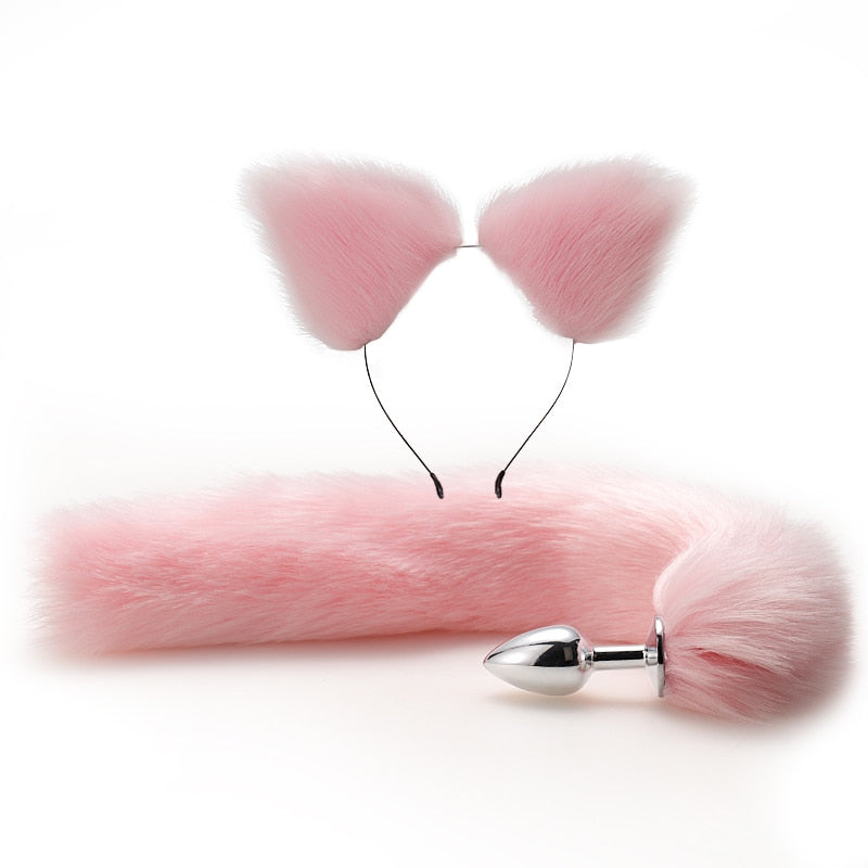 Anal Toys Tail Plug In The Ass Metal Butt Plug for Women Fox Tail Erotic Sex Shop Anal Dilator Buttplug Adults Goods for Couples - buysextoyth