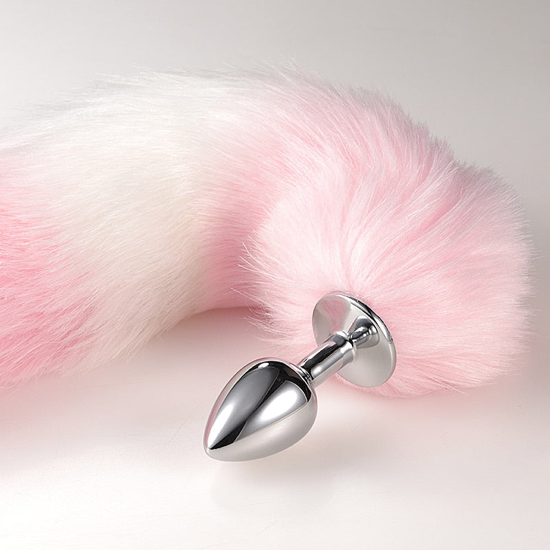 Anal Toys Tail Plug In The Ass Metal Butt Plug for Women Fox Tail Erotic Sex Shop Anal Dilator Buttplug Adults Goods for Couples - buysextoyth