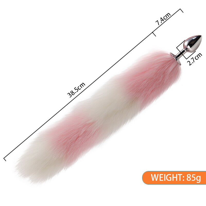 Anal Toys Tail Plug In The Ass Metal Butt Plug for Women Fox Tail Erotic Sex Shop Anal Dilator Buttplug Adults Goods for Couples - buysextoyth