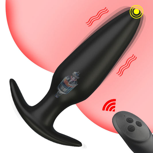 Anal Vibrator สำหรับ Man ไร้สายรีโมทคอนโทรลซิลิโคน Butt Plug สำหรับเกย์ Plug เพศของเล่นสำหรับผู้หญิงผลิตภัณฑ์สำหรับผู้ใหญ่ต่อมลูกหมากนวด - buysextoyth