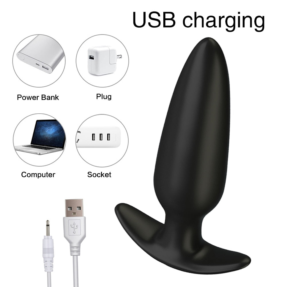 Anal Vibrator สำหรับ Man ไร้สายรีโมทคอนโทรลซิลิโคน Butt Plug สำหรับเกย์ Plug เพศของเล่นสำหรับผู้หญิงผลิตภัณฑ์สำหรับผู้ใหญ่ต่อมลูกหมากนวด - buysextoyth