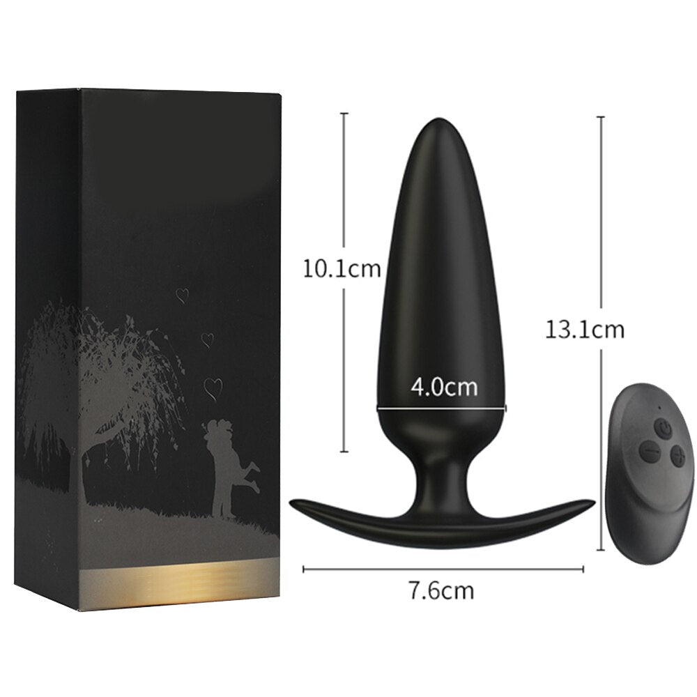 Anal Vibrator สำหรับ Man ไร้สายรีโมทคอนโทรลซิลิโคน Butt Plug สำหรับเกย์ Plug เพศของเล่นสำหรับผู้หญิงผลิตภัณฑ์สำหรับผู้ใหญ่ต่อมลูกหมากนวด - buysextoyth