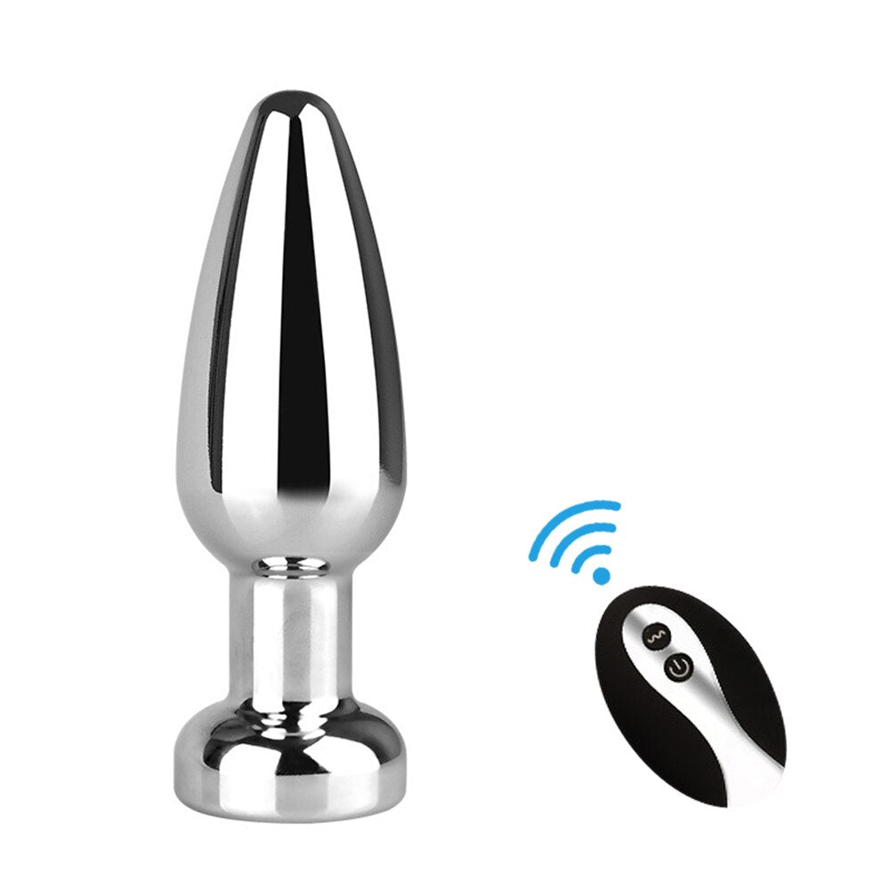 Anal Vibrators Butt Plug Vibrator รีโมทคอนโทรลไร้สายชาย Prostate Massager Anus Dilator ผู้ใหญ่เพศของเล่นสำหรับผู้ชายผู้หญิงเกย์ - buysextoyth