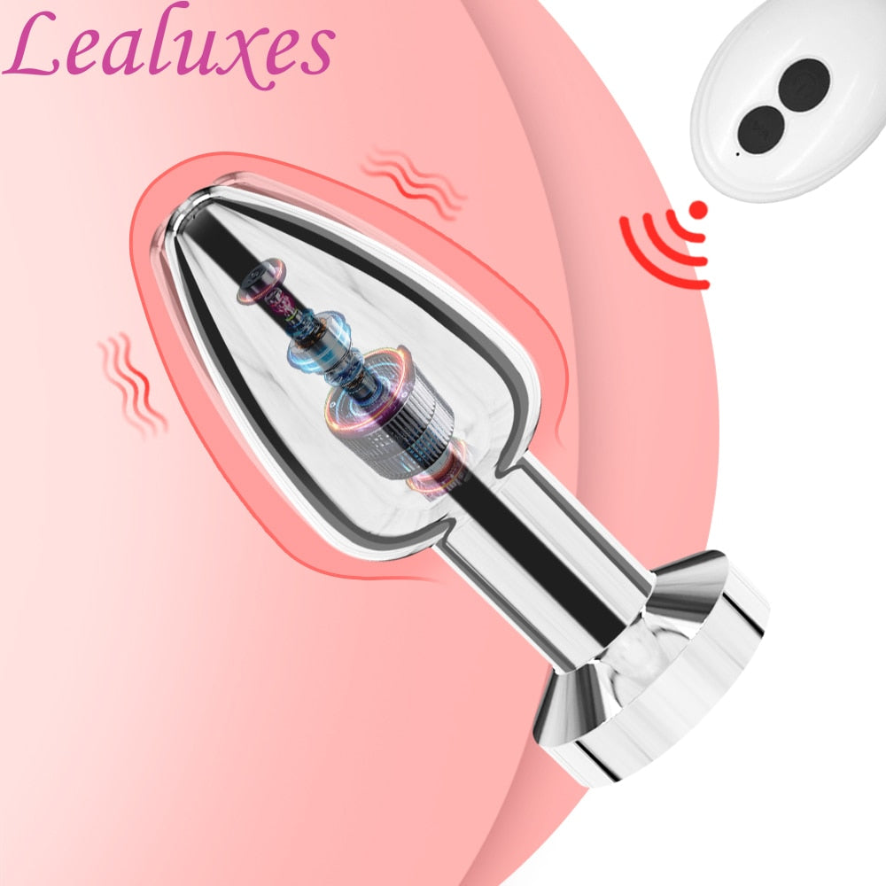 Anal Vibrators Butt Plug Vibrator รีโมทคอนโทรลไร้สายชาย Prostate Massager Anus Dilator ผู้ใหญ่เพศของเล่นสำหรับผู้ชายผู้หญิงเกย์ - buysextoyth
