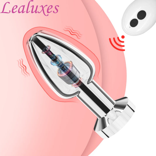 Anal Vibrators Butt Plug Vibrator รีโมทคอนโทรลไร้สายชาย Prostate Massager Anus Dilator ผู้ใหญ่เพศของเล่นสำหรับผู้ชายผู้หญิงเกย์ - buysextoyth