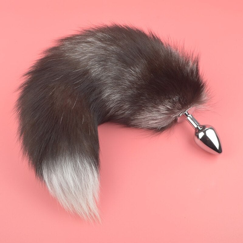 Anal Plug Anal Sex Toys Sex Toys Anal Bunny Sex Toys Stainless Steel Bunny Tail Hairy Anal Plug Tail Anal Toy - buysextoyth