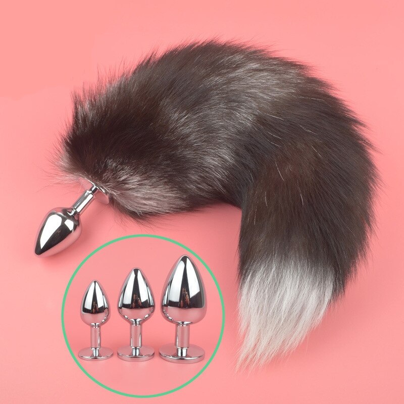 Anal Plug Anal Sex Toys Sex Toys Anal Bunny Sex Toys Stainless Steel Bunny Tail Hairy Anal Plug Tail Anal Toy - buysextoyth