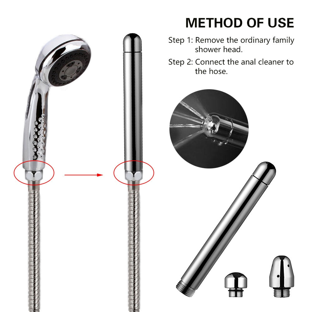 Anal Toys Anal Enema Shower Body Cleaning Tool Butt Plugs Tap Sex Shop Bidet Faucet Anal Vagina Cleaner Sex Toys for Couple - buysextoyth