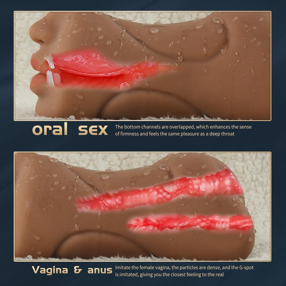 ช่องคลอด Anal อมควยของเล่นสำหรับผู้ใหญ่หีคู่มือเพศเร้าอารมณ์เครื่องที่สมจริงช่องปากด้วยลิ้นชายอวัยวะเพศชาย Masturbators - buysextoyth
