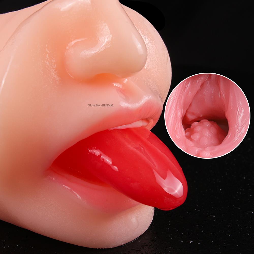 ช่องคลอด Anal อมควยของเล่นสำหรับผู้ใหญ่หีคู่มือเพศเร้าอารมณ์เครื่องที่สมจริงช่องปากด้วยลิ้นชายอวัยวะเพศชาย Masturbators - buysextoyth