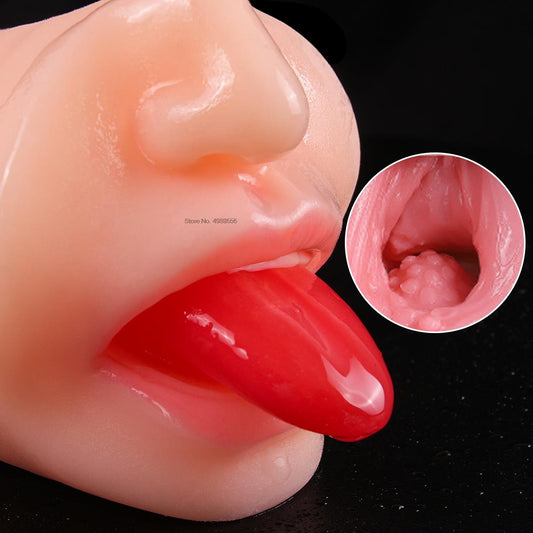 ช่องคลอด Anal อมควยของเล่นสำหรับผู้ใหญ่หีคู่มือเพศเร้าอารมณ์เครื่องที่สมจริงช่องปากด้วยลิ้นชายอวัยวะเพศชาย Masturbators - buysextoyth