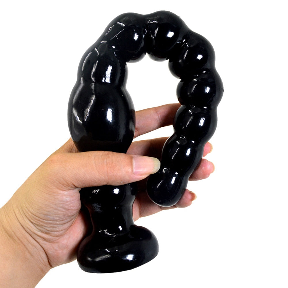Anus Backyard Beads Anal Balls Long Anal Plug with Suction Cup Prostata Massage Butt Plug Sex Toys for Women Men Adults Products - buysextoyth