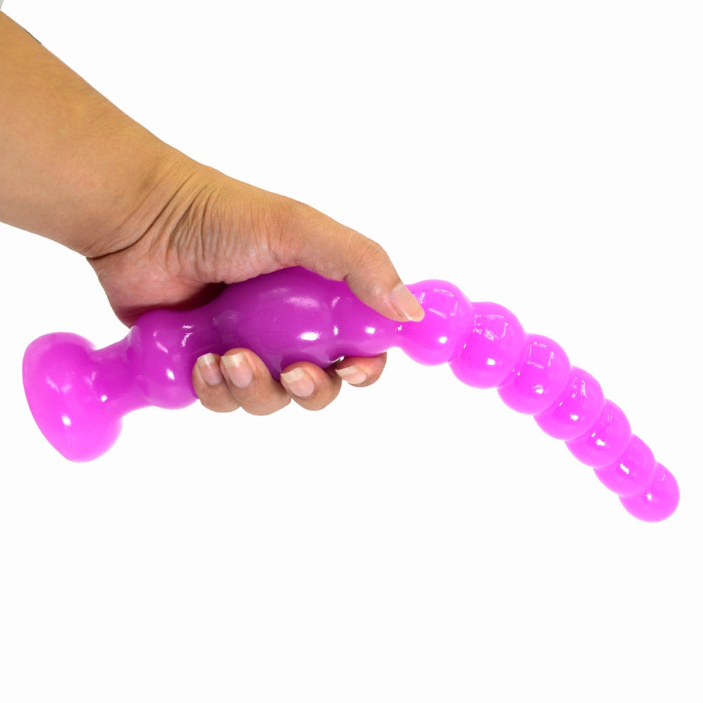 Anus Backyard Beads Anal Balls Long Anal Plug with Suction Cup Prostata Massage Butt Plug Sex Toys for Women Men Adults Products - buysextoyth