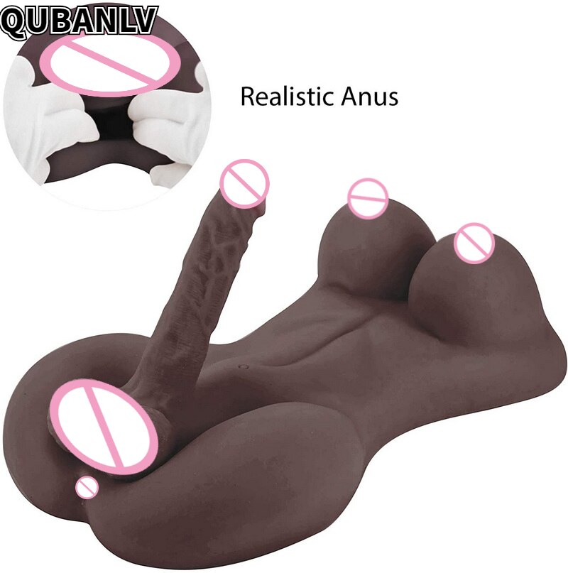 ผู้ใหญ่เซ็กซ์ทอยแน่น Anus ตุ๊กตายางซิลิโคนชายสีดำลำตัวยาวอวัยวะเพศชายครึ่งหญิงรุ่นชายรุ่น Big Penis กับ18 + Xxx - buysextoyth