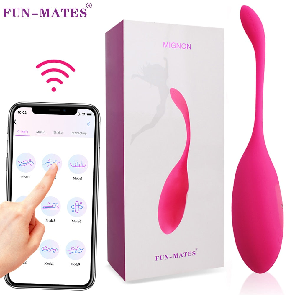 App Control Vibrating Egg Kegel Ball Vibrators Wireless Remote Wearable Panties Vibrator G Spot Vaginal Ball Sex Toys for Women - buysextoyth