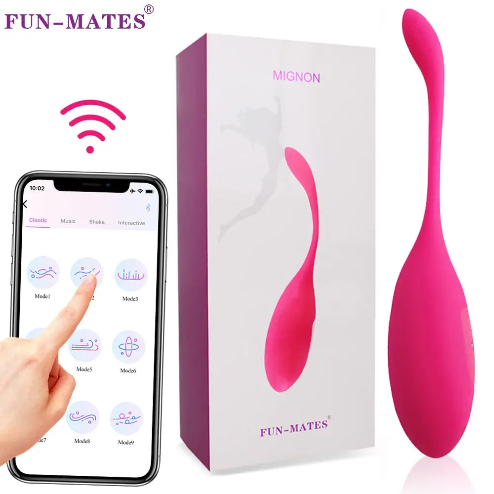 App Control Vibrating Egg Kegel Ball Vibrators Wireless Remote Wearable Panties Vibrator G Spot Vaginal Ball Sex Toys for Women - buysextoyth