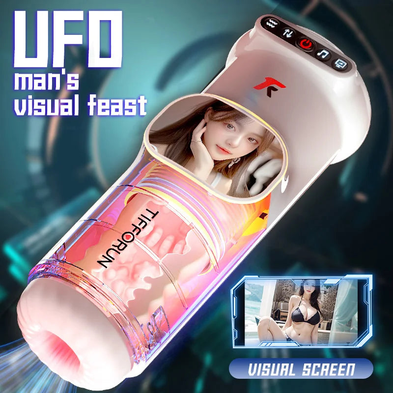 Auto Male Masturbator Cup Automatic Telescopic Thrusting Real Vagina Vibrating Masturbation Cup Blowjob Heating Sex Toy for Men - buysextoyth